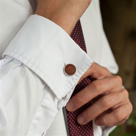 Leather Goyard Cufflinks for Men .